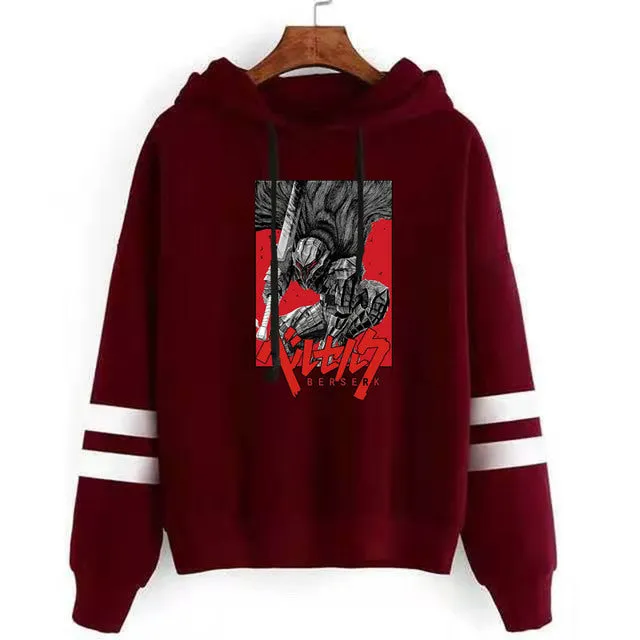 Anime Berserk Guts Hoodies Loose Sports Casual Hoodies