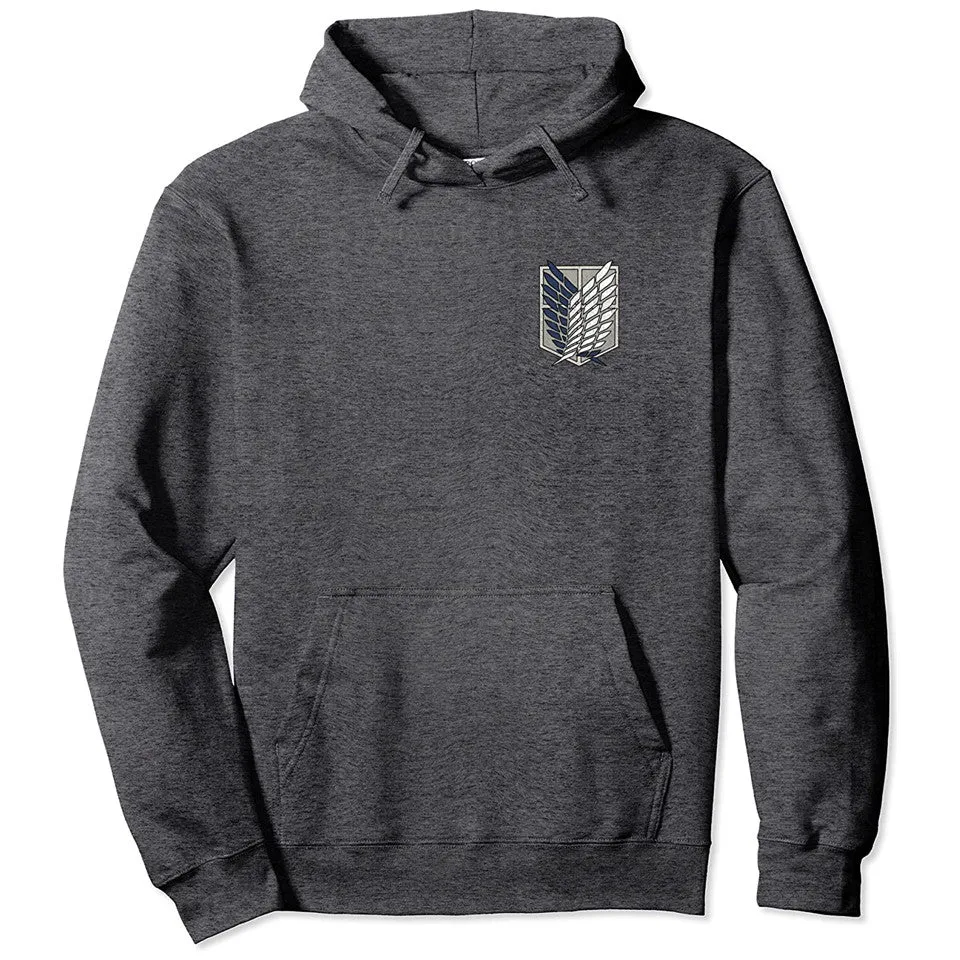 Attack on Titan Scout Regiment Distress Pullover Hoodie