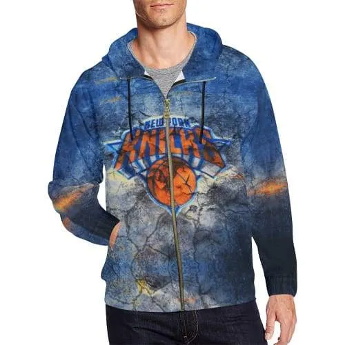 Basketball New York Knicks Hoodies - Pullover Blue 3D Hoodie