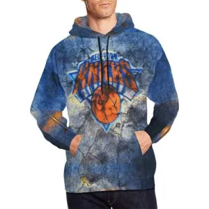 Basketball New York Knicks Hoodies - Pullover Blue 3D Hoodie