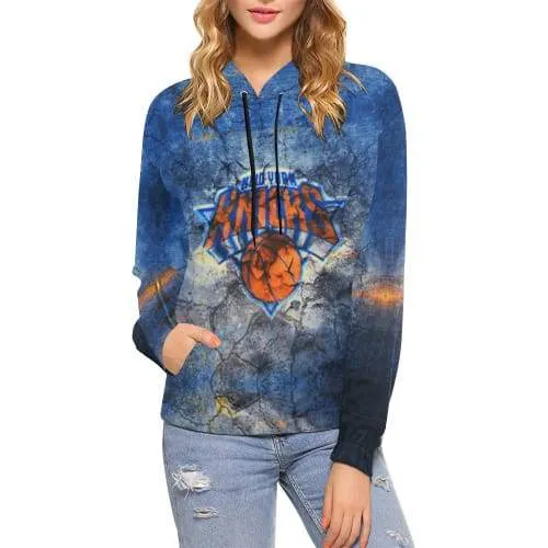 Basketball New York Knicks Hoodies - Pullover Blue 3D Hoodie