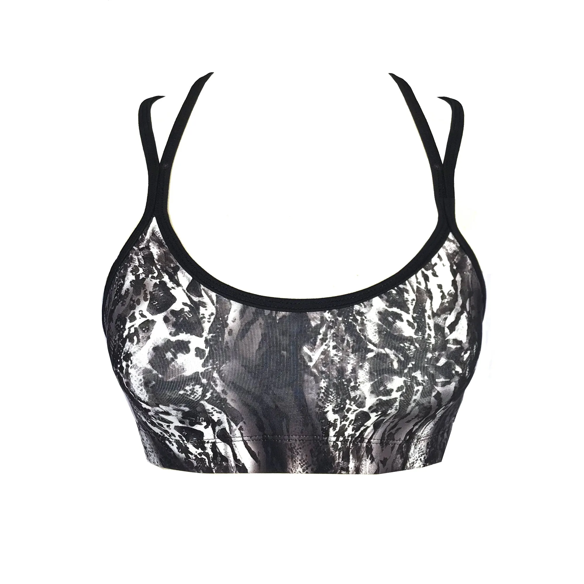 Black And White Animal Print Sports Bra Top For Sale | Animal print Leggings and Bra