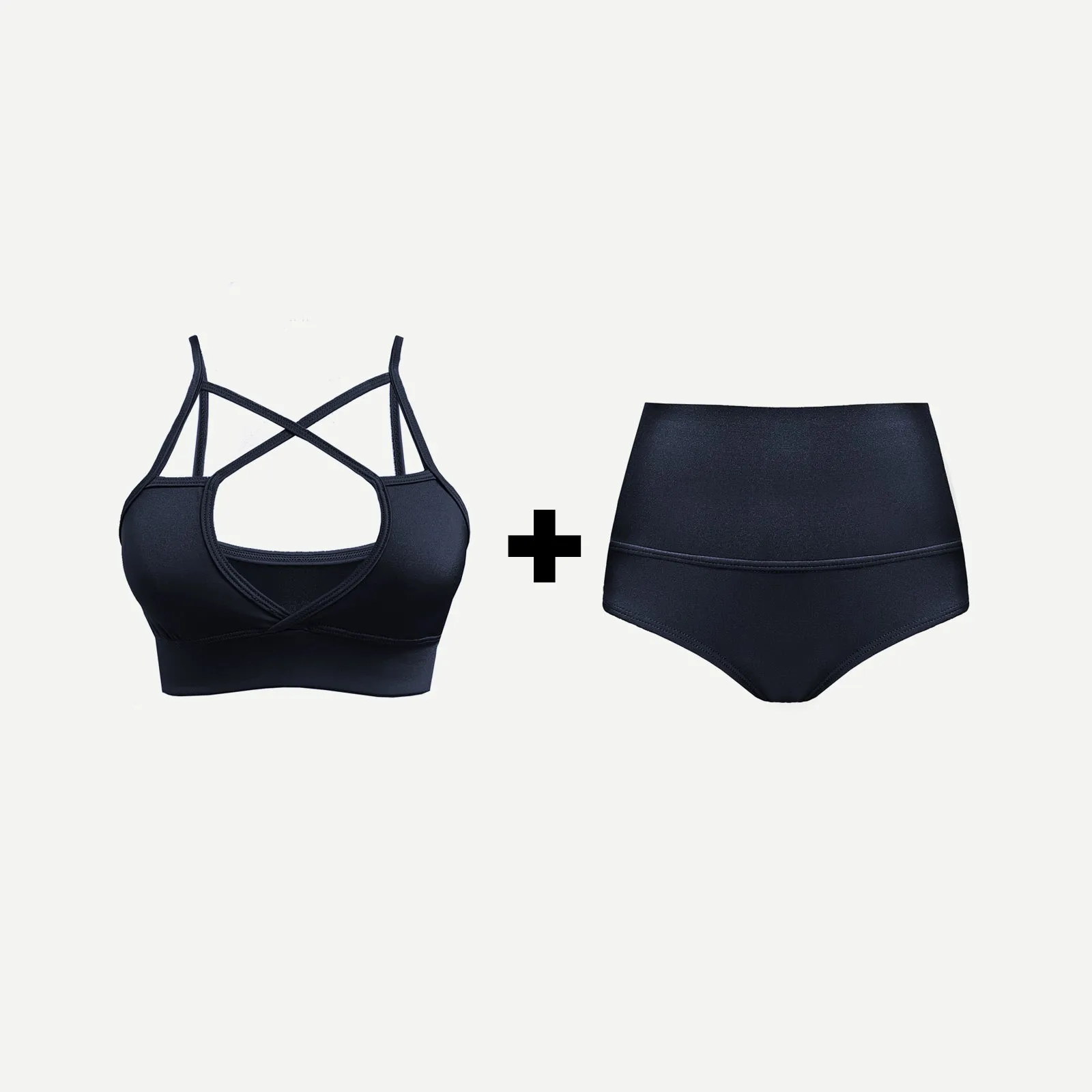 Black Yoga And Dance Sports Bra Top For Sale
