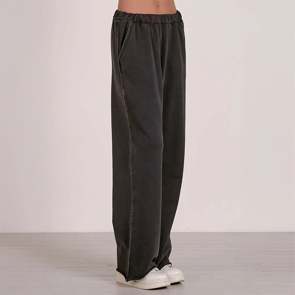 Casual Vintage Sweatpants Black