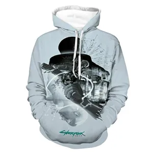 Cyberpunk 2077 Hoodie - 3D Print Hooded Pullover