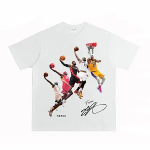 James Five Period Dunk Record-Breaking Commemorative T-Shirt