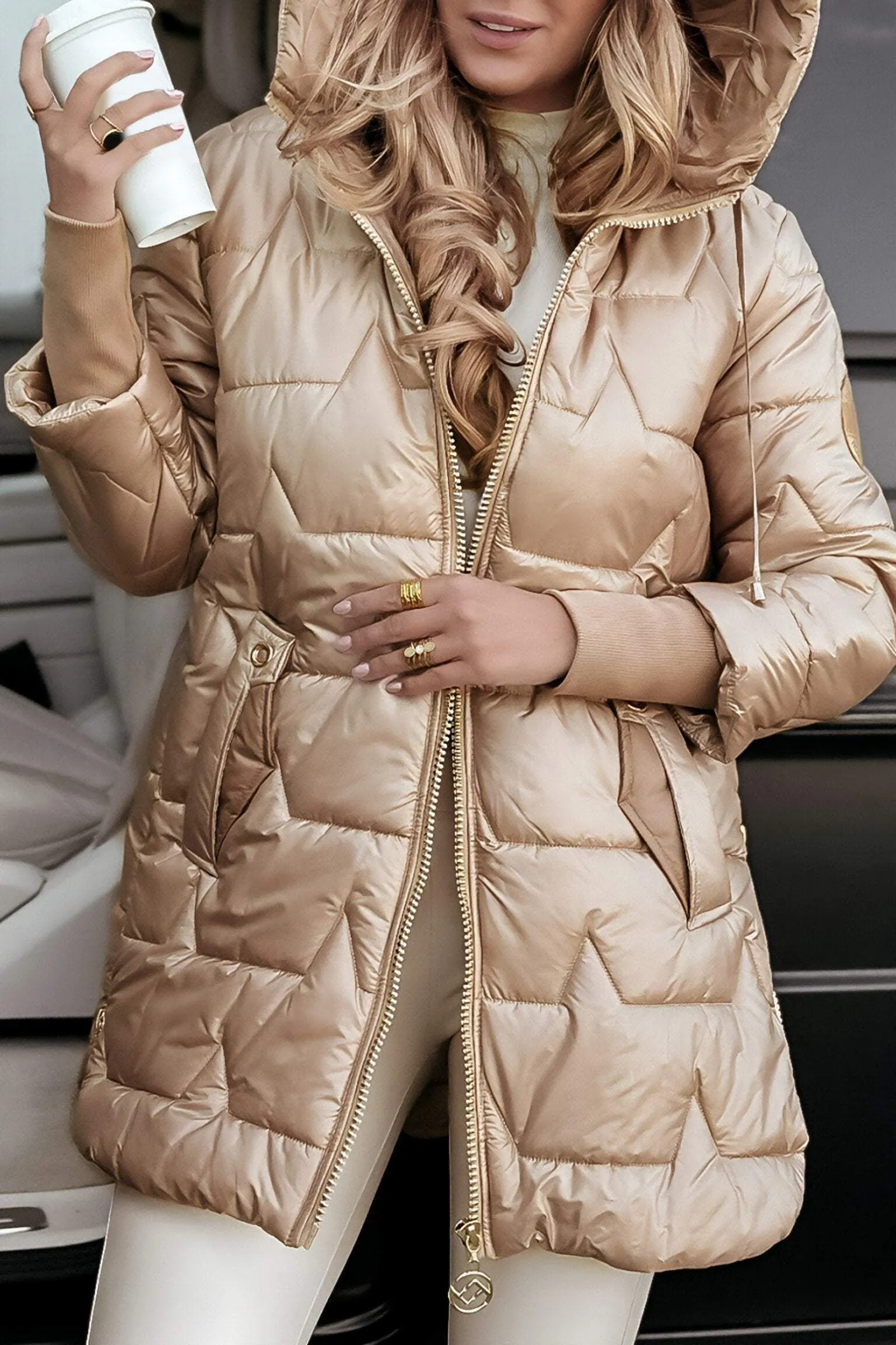 Lola | Warm Hooded Casual Jacket