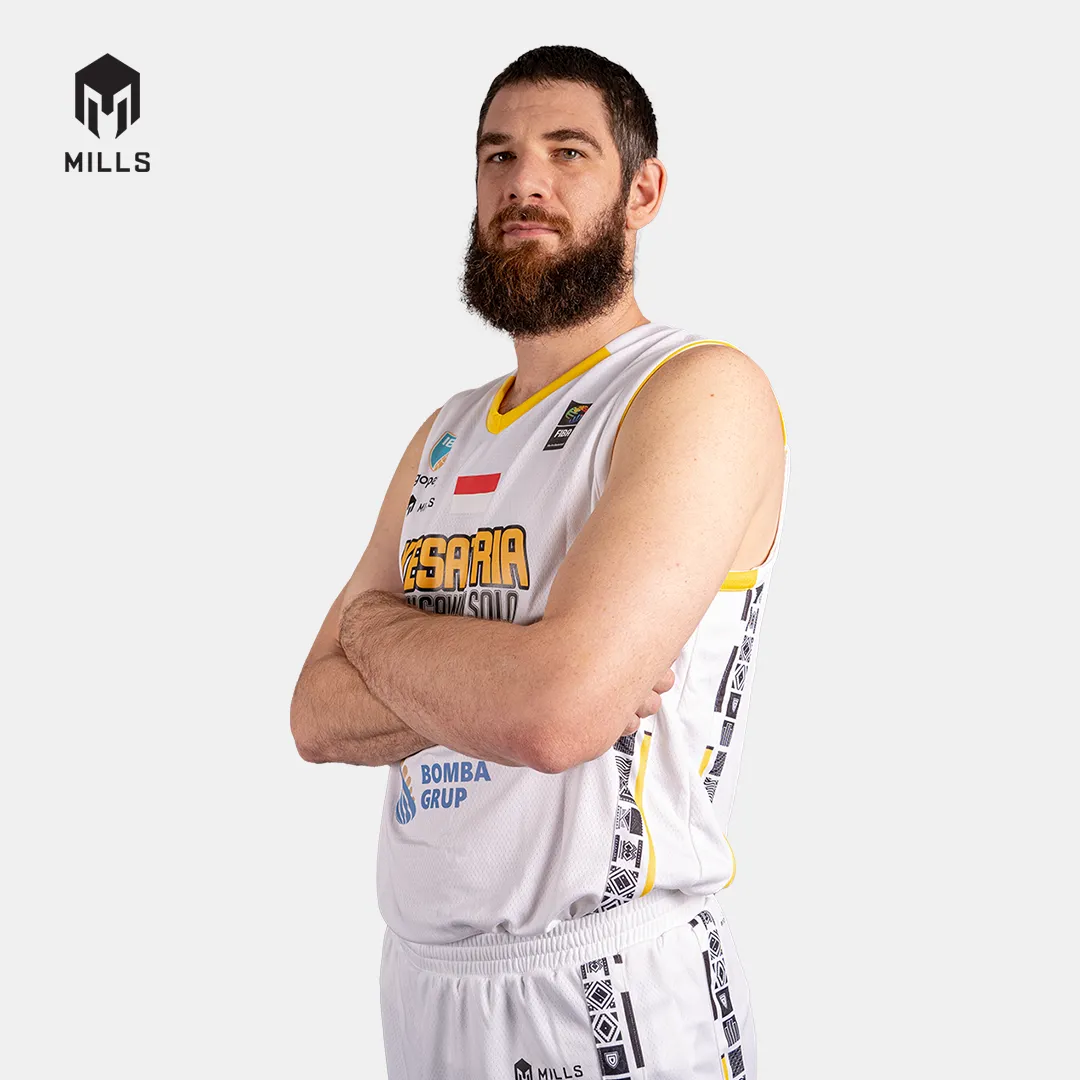 MILLS KBS AWAY BASKETBALL JERSEY PLAYER ISSUE WHITE 26018KBS