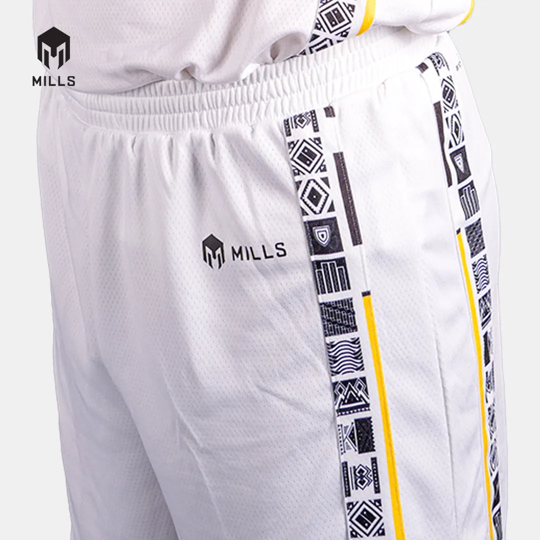 MILLS KBS AWAY BASKETBALL SHORT PLAYER ISSUE WHITE 27015KBS