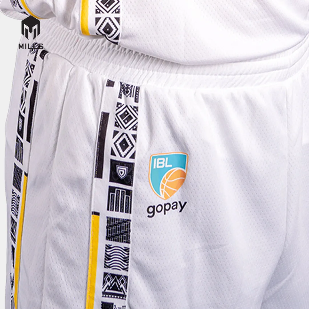 MILLS KBS AWAY BASKETBALL SHORT PLAYER ISSUE WHITE 27015KBS