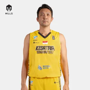 MILLS KBS HOME BASKETBALL JERSEY PLAYER ISSUE YELLOW 26017KBS