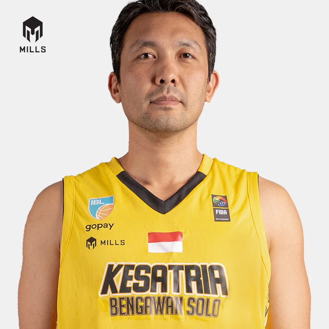 MILLS KBS HOME BASKETBALL JERSEY PLAYER ISSUE YELLOW 26017KBS