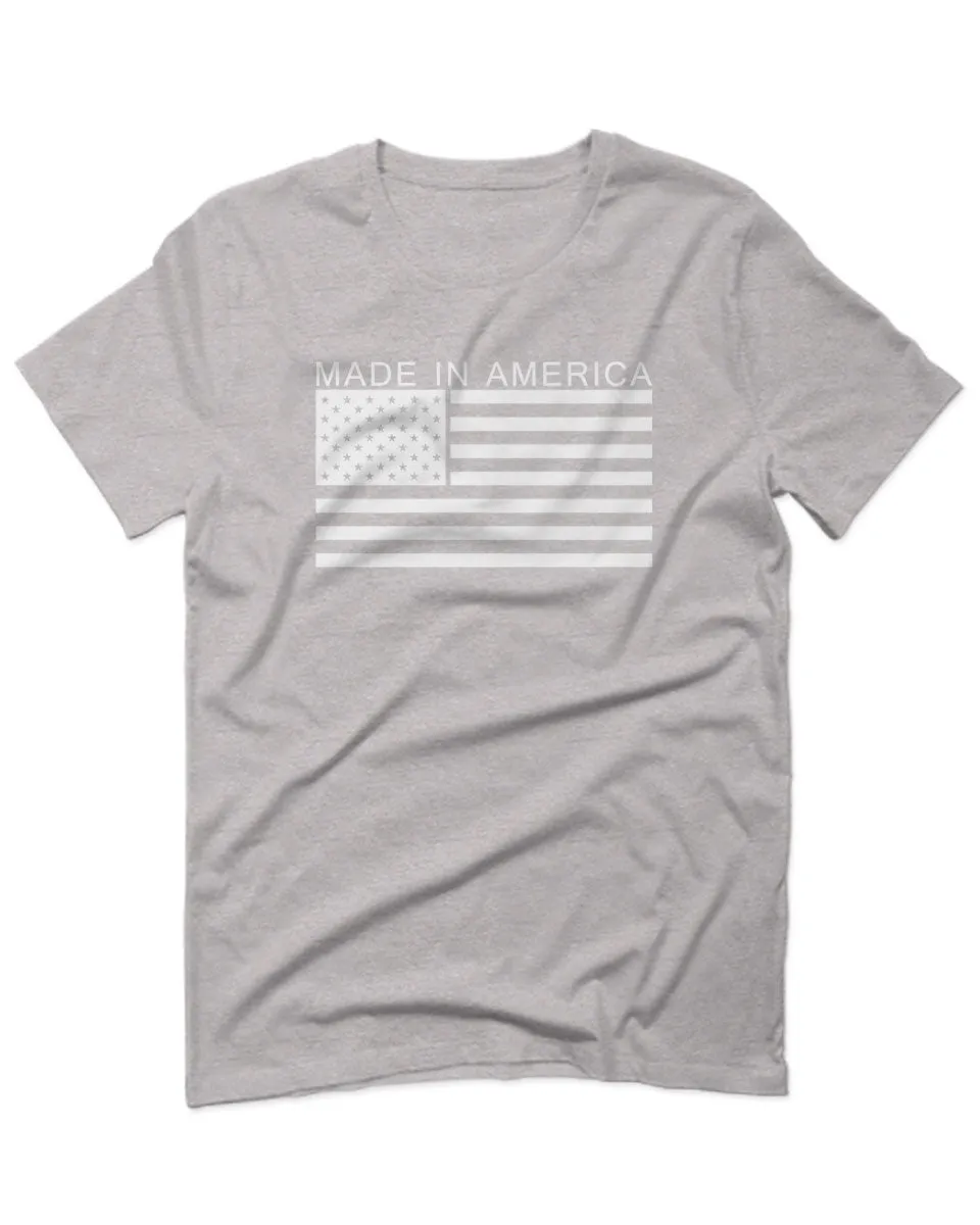 Patriotic American Proud Made in USA United States America Flag For men T Shirt