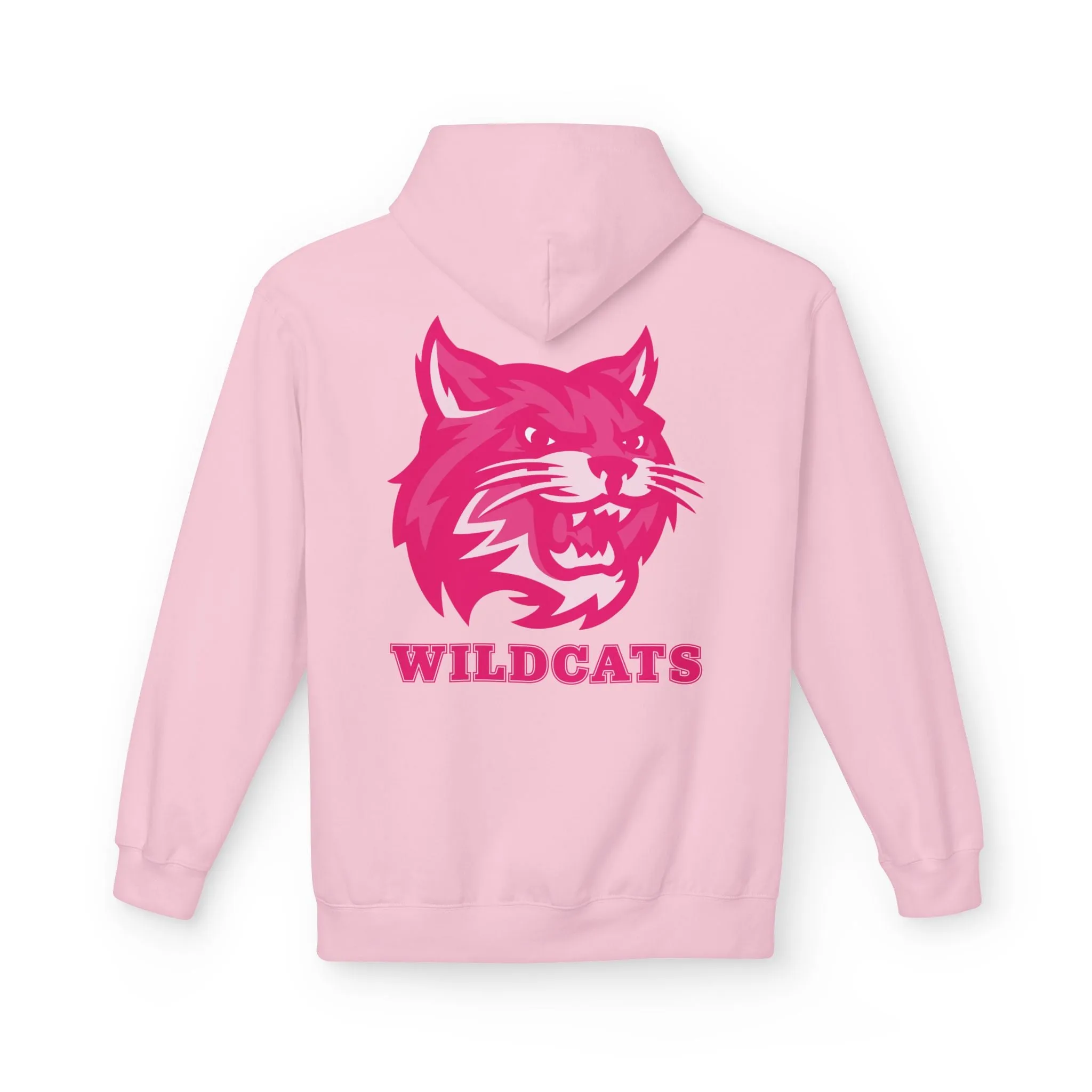 Pink on Pink Class of 2025 Newark High Hoodie with Logo on Back
