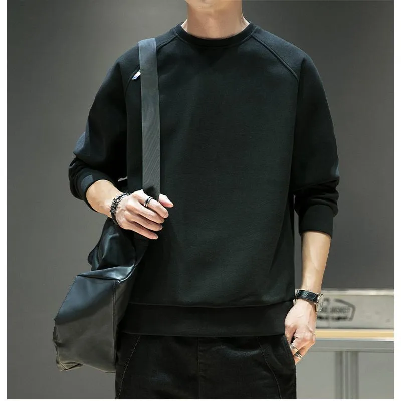 Solid Simplicity Thickened Sweatshirt