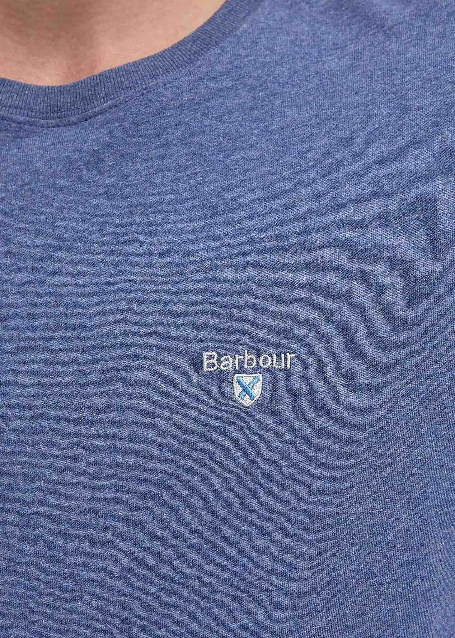 Tartan sports tee - chambray